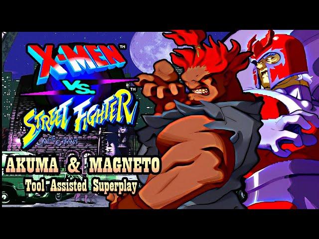 【TAS】X-MEN VS STREET FIGHTER - BOSS TEAM (AKUMA & MAGNETO)