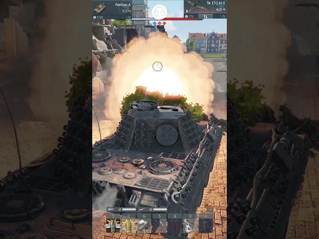 Panther  A+Ta 152 H-1 War Thunder  #warthunder #gameplay #games #warthundertanks #shorts