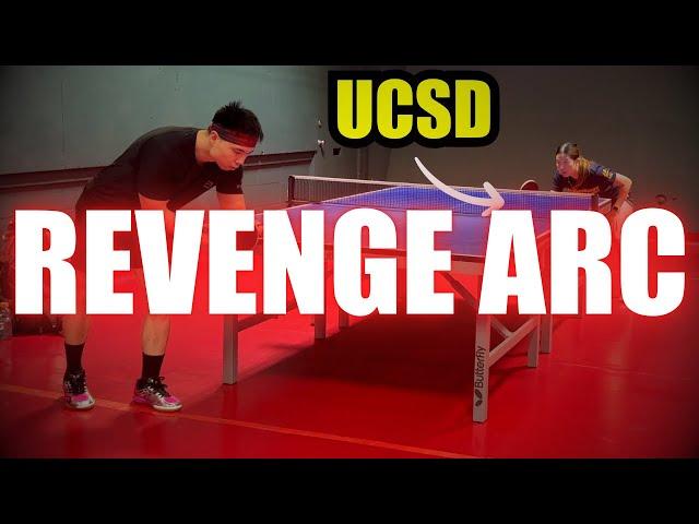 Training for US Open with UCSD GIRL (Table Tennis Practice)