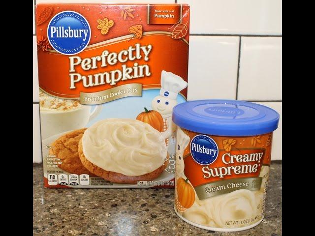 Making Pillsbury Perfectly Pumpkin Cookies