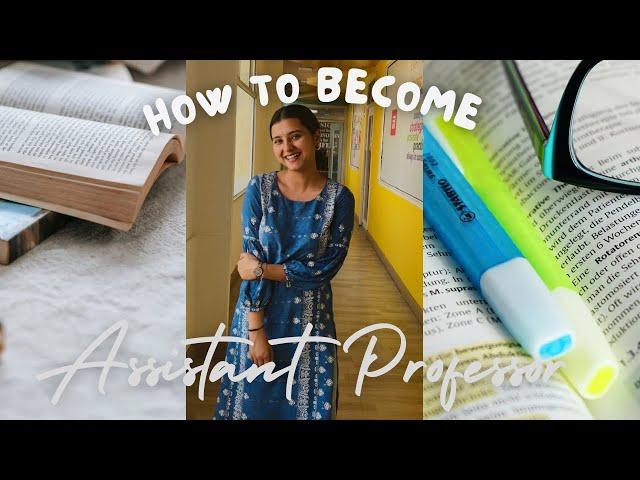 How to become an Assistant Professor in India | For School and Graduation Students ‍