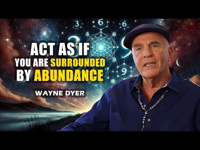 Act As If You Are Surrounded by Abundance - Wayne Dyer