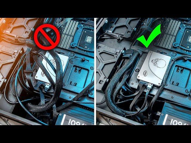 Tips for the PERFECT Cable Management PC Build