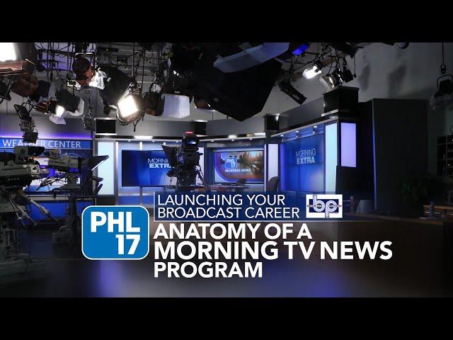 Broadcast Pioneer's spring student career night - Anatomy of a Morning TV News Program