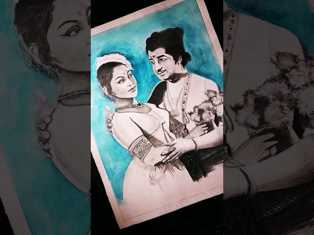 Prem Nazir  പ്രേം നസീർ  Sir  #drawing #art #artist #malayalam #premnazir #painting #shorts