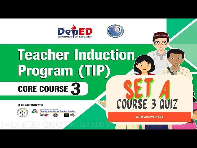 Coursebook 3 SET A Quiz with answer | TIP Course 3 | Teacher Induction Program