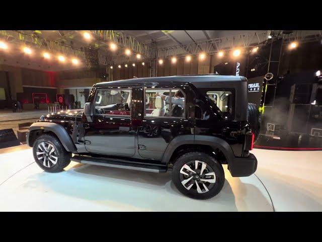 Mahindra Thar Roxx 5 Door Black Colour Interior, Sunroof, Music, Walkaround Review