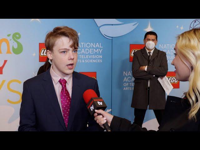 Andy Walken Interview "1st Annual Children's & Family Emmy Awards" in Los Angeles