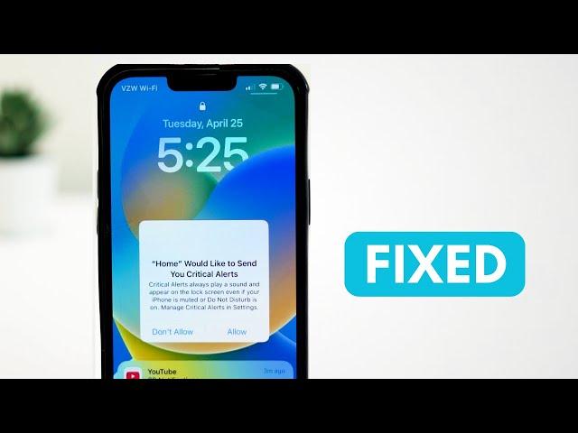 How To Fix iPhone Stuck on Home would like to Send you Critical Alerts