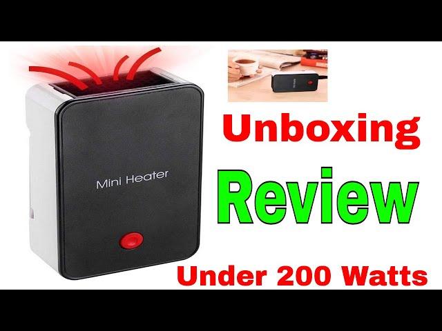 Energy-saving Heater Unbox & Review Mini Portable Low Watt Space Heater