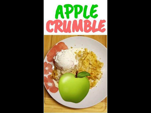 CREAMY APPLE CRUMBLE QUICK & EASY RECIPE | #shorts | IRISH PH