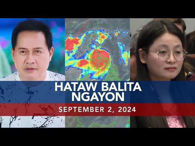 UNTV: Hataw Balita Ngayon | September 2, 2024