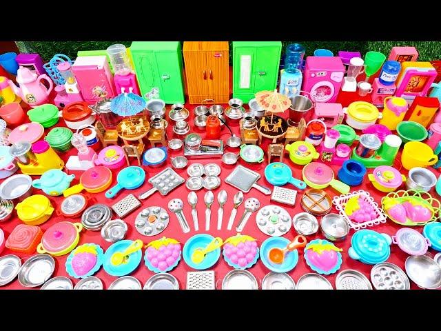 7 Minutes Satisfying with Unboxing Hello Kitty Kitchen Set | Cutee Sanrio Mini ASMR Cooking Set Game