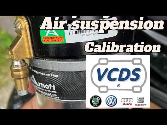 How to calibrate air suspension (using  VCDS) - AUDI A6