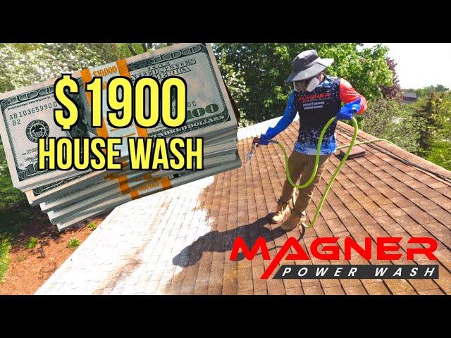 $1900 pressure washing job - full wash