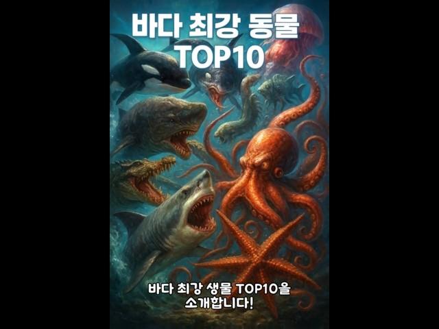 바다 최강 동물 TOP10