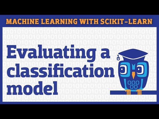 How to evaluate a classifier in scikit-learn