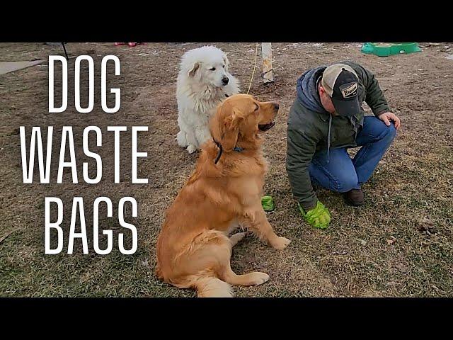 Dog Poop Bag Set with Dispenser