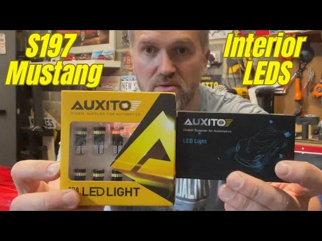 S197 Mustang Dome and Trunk light bulb LED swap from AUXITO