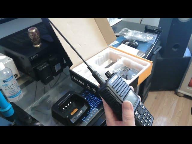 Unboxing of the Leixen UV 25D 20 Watt Handheld Ham Radio with Active Intelligent Cooling