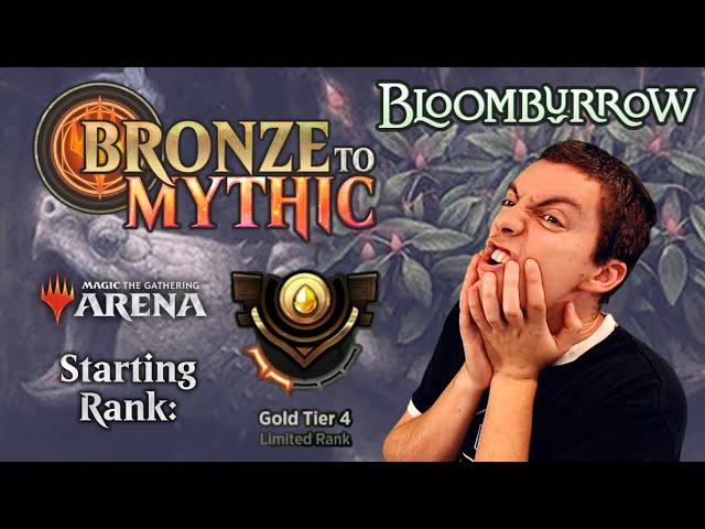  Bronze To Mythic: Episode 4 - Starting Rank: Gold 4 - MTG Arena:  Bloomburrow Draft 