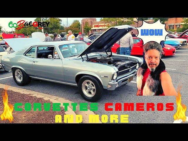 "AWESOME CAR MEET-UP WIITH CORVETTES PLUS CAMARO OWNER INTERVIEW" | Driving Wit 60BaeGrey