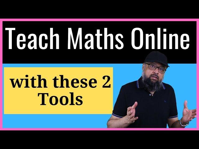 Teach Maths Online with Wacom Tablet and Microsoft Whiteboard