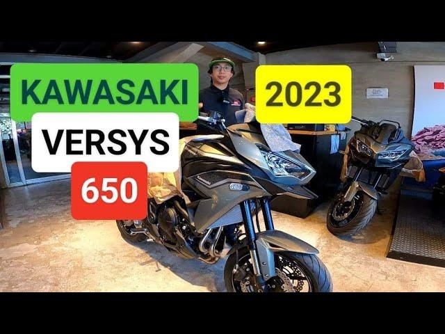 NEW KAWASAKI VERSYS 650 2023 SRP 499,000 SPECS REVIEW DEMO WALK AROUND KIRBY MOTOVLOG