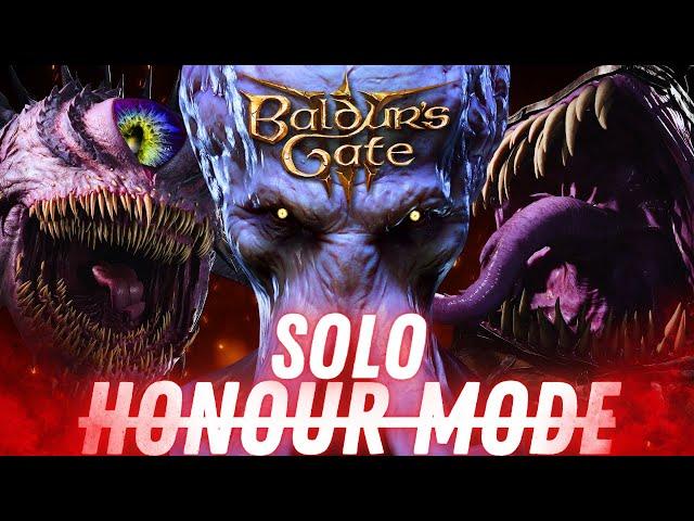 Baldur's Gate 3 SOLO DARK URGE HONOUR MODE DIFFICULTY W/ PERMA DEATH PART 25 ACT 2 | (PC 2024)