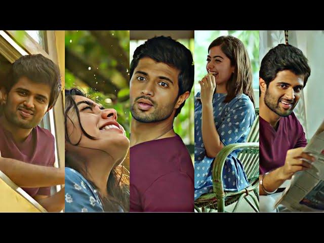 Dear Comrade-Nee Neeli Kannulona Song WhatsApp Status| Vijay Devarakonda,Rashmika || Girlie Edits ||