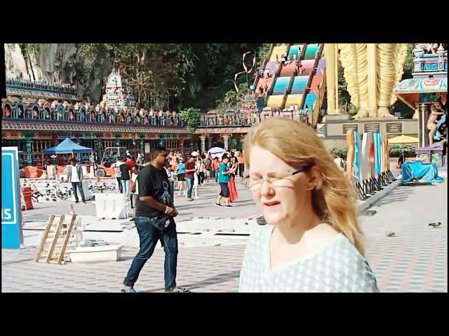 The tourists, most visited Batu Caves, Malaysia