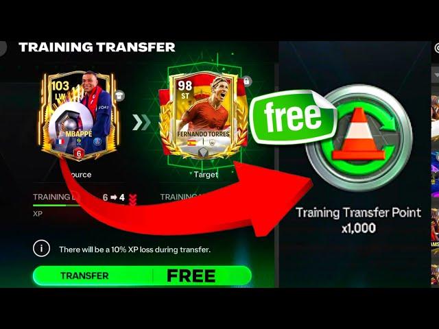 How To Get Training Transfer Points & How to Do Training Transfer in FC Mobile 24!!
