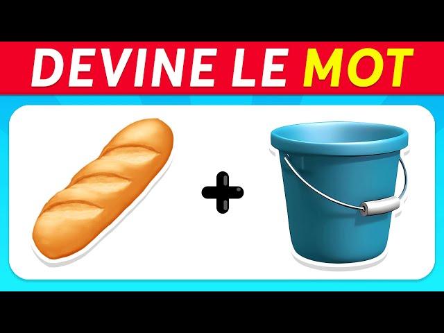 Devine 60 MOTS en ÉMOJIS  Quiz Émoji | Robo Quiz