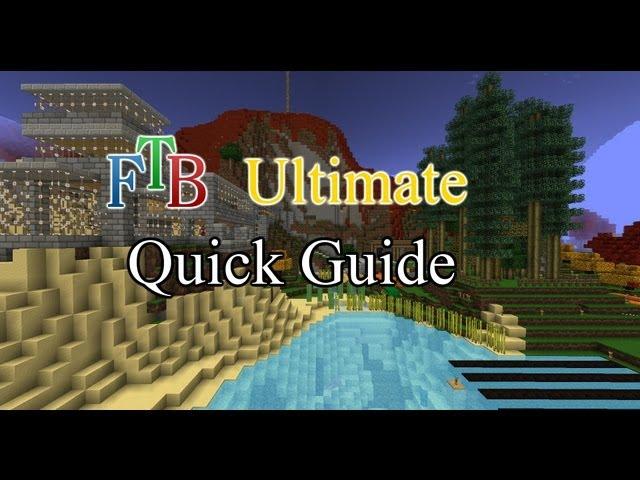 FTB Ultimate Quick Guide -Redstone Energy Conduits-
