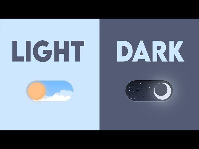 How to Create a Animated Dark/Light Mode Switch using HTML and CSS