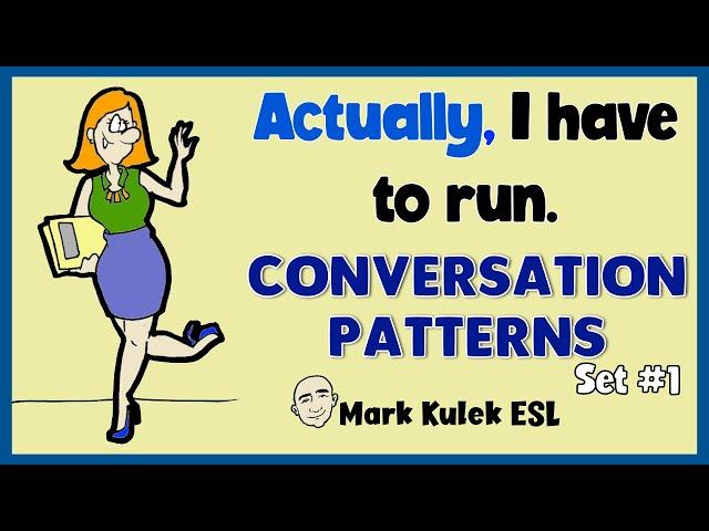 Usually & Actually - conversation patterns (series #1) | Mark Kulek ESL