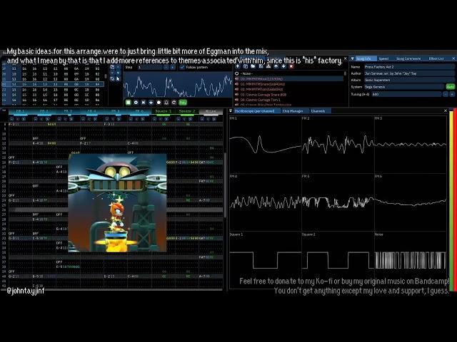 Sonic Superstars - Press Factory Act 2 (YM2612 + SN76489 Arrangement)