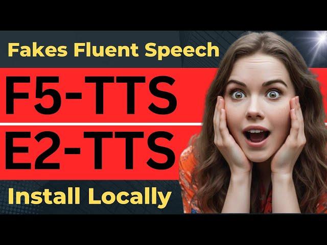 F5-TTS and E2-TTS - AI Model That Fakes Fluent Speech - Install Locally