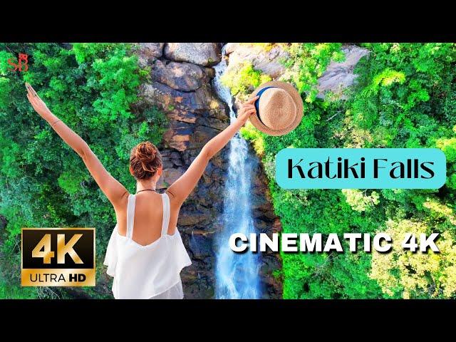 Katiki Waterfalls Cinematic 4K || Drone Shot || Waterfall cum Mountain view in Araku/Vizag