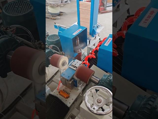 Automatic machine for wood product - Special milling function with sanding heads