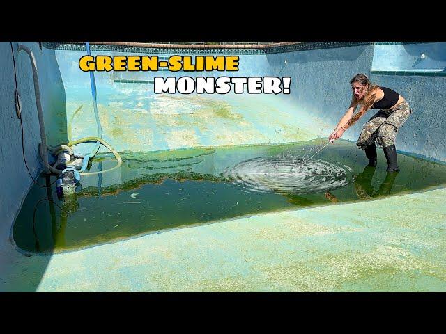 WE CAUGHT THE GREEN-SLIME POOL MONSTERS! Part 2