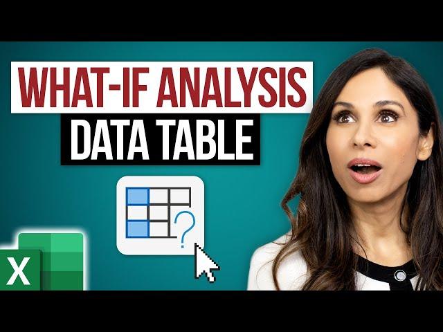 Excel What-If Analysis Data Table | Easy to Use Once you Learn This️