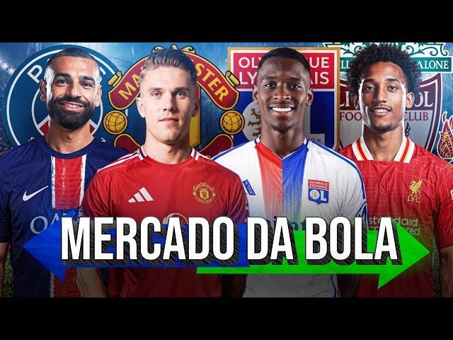 MERCADO DA BOLA  - PSG FAZ OFERTA À SALAH, LIVERPOOL VAI POR JOÃO PEDRO, GYOKERES, L. HENRIQUE E +