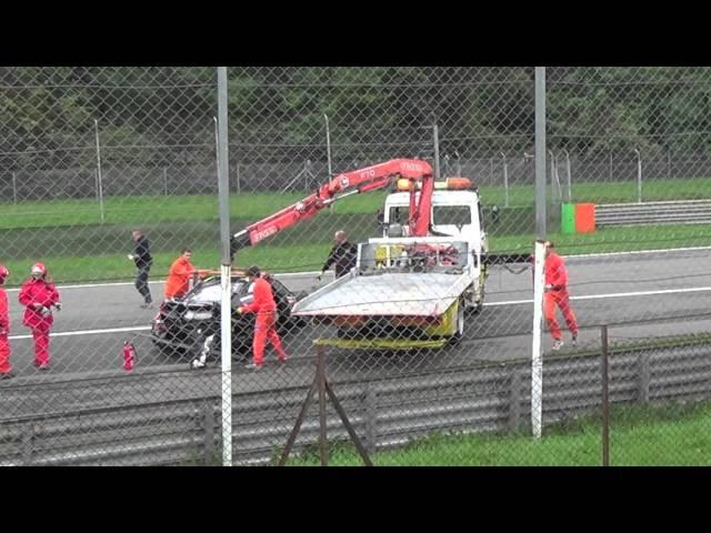 GT OPEN 2015 Monza - After Nicola Benucci crash