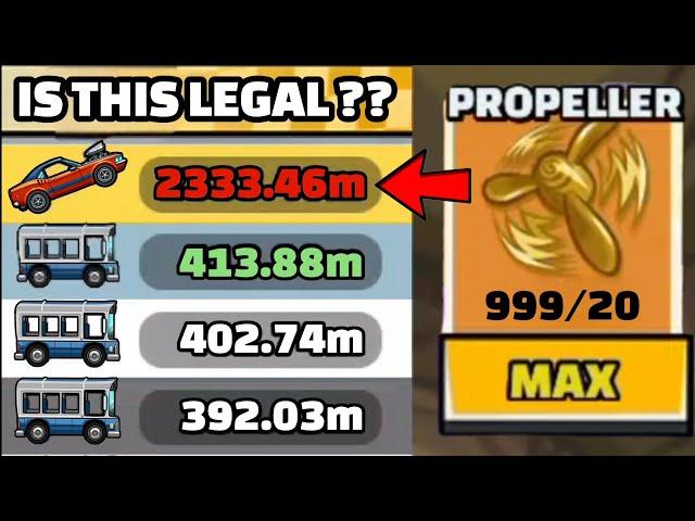 2300m LONG JUMP??  IS THIS FAIR IN LONG JUMP EVENT? - Hill Climb Racing 2