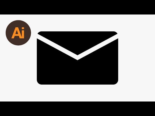 Learn How to Draw an Envelope Icon in Adobe Illustrator | Dansky