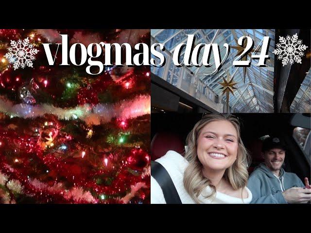 VLOGMAS DAY 24: more christmas shopping, family christmas party & more