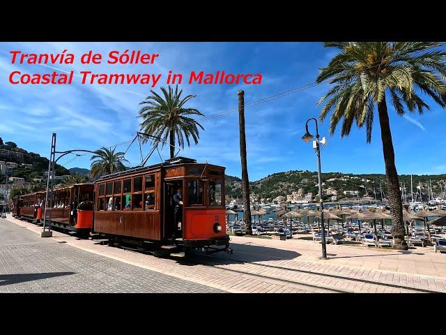 Tranvía de Sóller, Historic Trams in Sóller in Mallorca Island, Spain