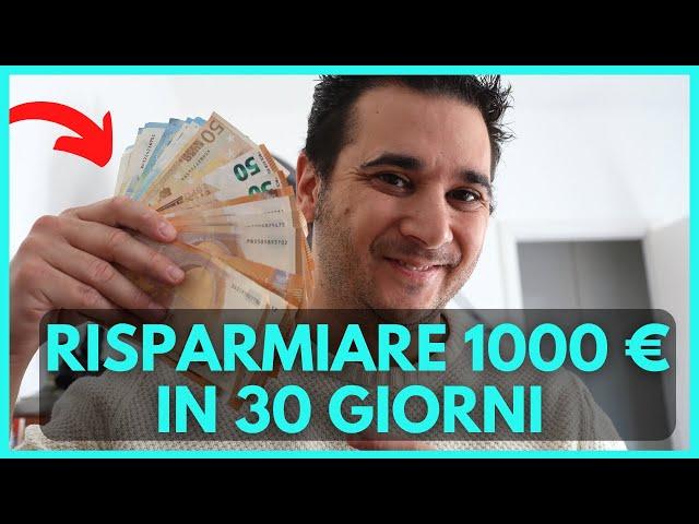 Come RISPARMIARE 1000 € in 30 giorni in FAMIGLIA