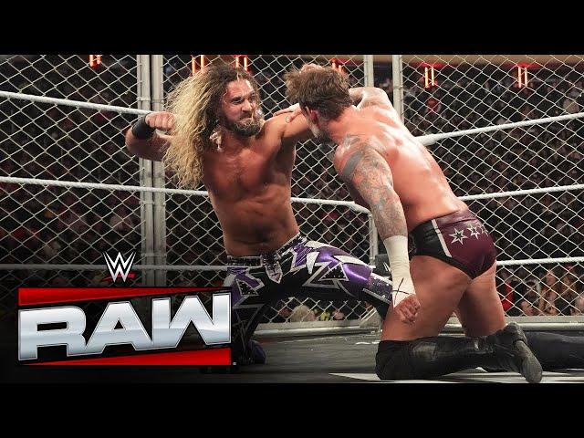 CM Punk vs. Seth Rollins – Steel Cage Match: Raw highlights, March 10, 2025